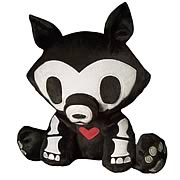 Skelanimals Series 2 Jae (Wolf) Deluxe Plush